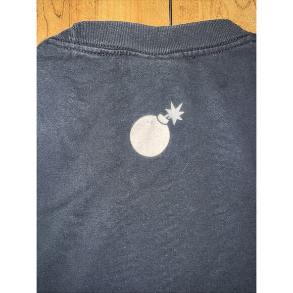 The Hundreds Camo Box Logo T-Shirt Black Large 21x28 Streetwear Graphic Tee - Picture 6 of 6